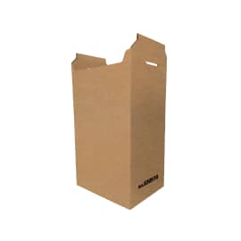 Carton hospitalier non normé 50L bas lien détachable kraft