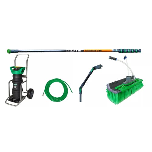 Kit de nettoyage vitrerie EXPERTS LC avec système de filtrage d'eau pure HydroPower® Ultra Unger photo du produit front L