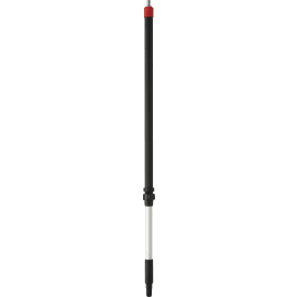 Manche téléscopique en aluminium à passage d'eau, 106 à 160 cm, Ø3,2 cm, Noir Vikan