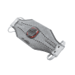 Masque de protection anti-poussières Springfit 436 FFP3 JSP trois plis anti-odeur charbon actif avec valve Typhoon photo du produit back S
