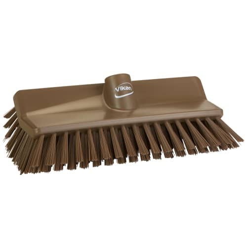 Balai lave-pont fibres médium alimentaire PLP 26,5cm marron Vikan photo du produit front L