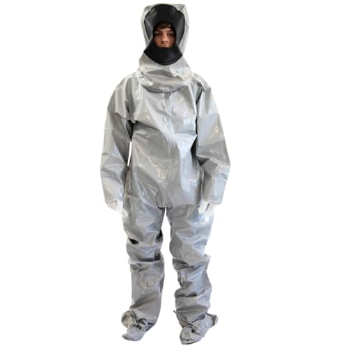 Combinaison de protection Jetguard Plus Indutex type 3-B gris cagoule taille XL photo du produit front L