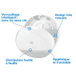 Distributeur de papier toilette rouleaux géant Smartone à dévidage central blanc Tork photo du produit back S