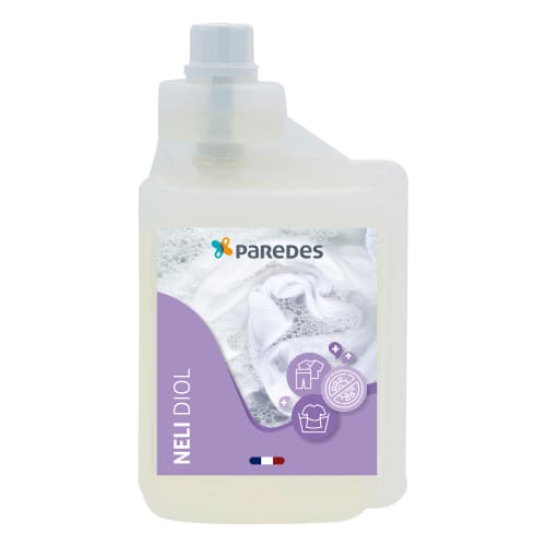 Pré-désinfectant linge Paredes Neli Diol flacon doseur de 1L photo du produit front L