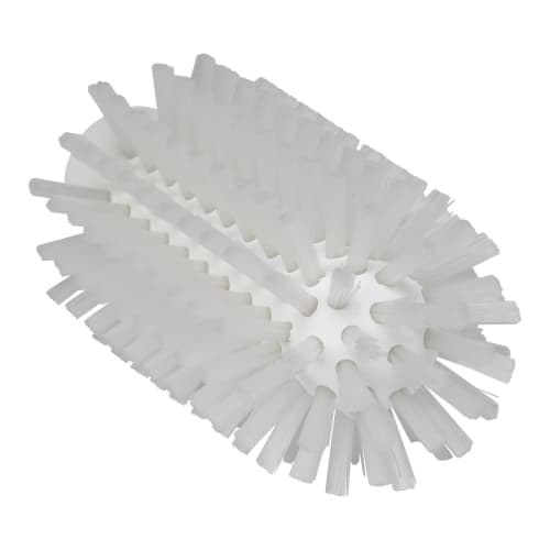 Brosse cylindrique fibres dures alimentaire PLP Ø6,3cm blanc Vikan photo du produit front L