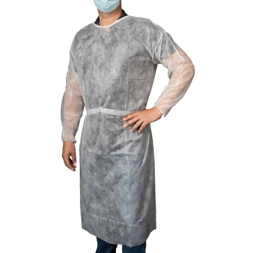 Blouse de travail PLP 30g/m² liens blanc taille XL Indutex photo du produit front L