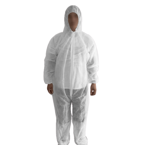 Combinaison PLP 40g/m² élastiques cagoule poignets taille chevilles blanc taille XXL photo du produit