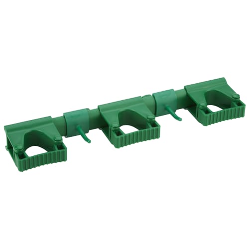 Support mural 3 clips alimentaire PLP 42cm vert Vikan photo du produit front L