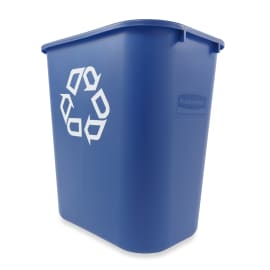 Corbeille résine 26L bleu Rubbermaid