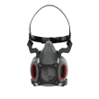 Demi-masque de protection anti-gaz JSP Force 8 avec valve Typhoon système filtre PressToCheck taille M photo du produit