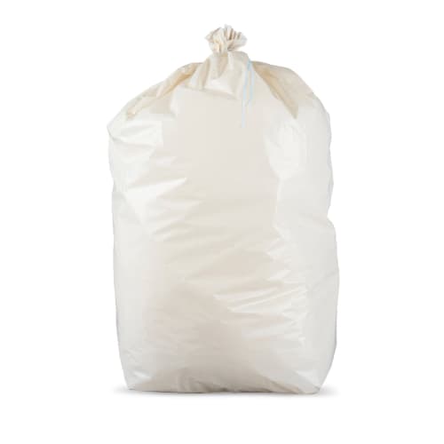 Sac poubelle PE BD 130L blanc 53µm Paredes photo du produit front L