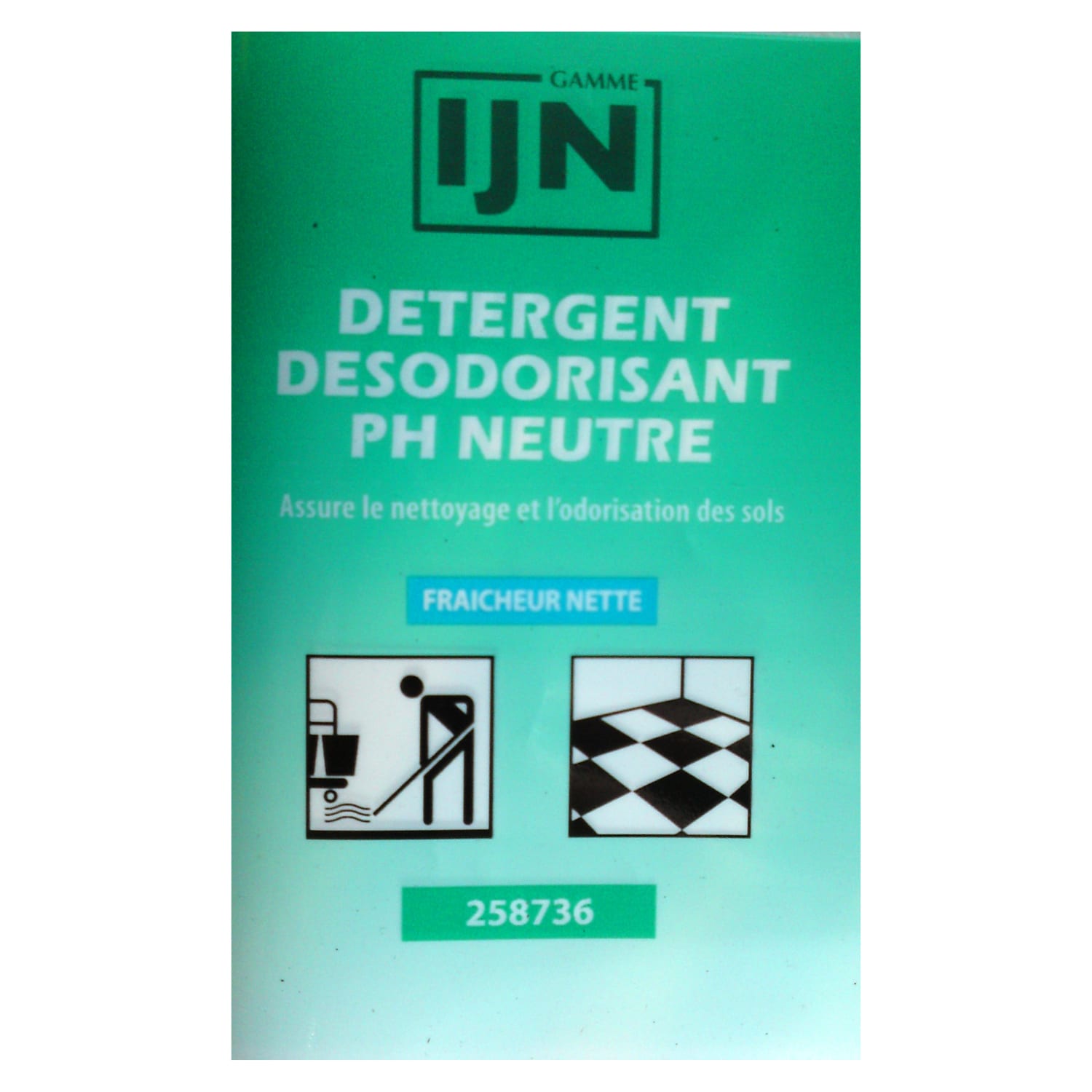 IJN détergent désodorisant neutre fraicheur nette doses de 20ml photo du produit