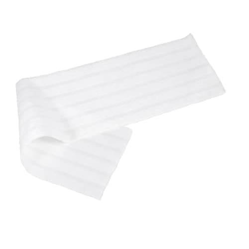 Bandeau microfibre Dispomop lignée blanc 45 x 11,5 cm pour sols poreux Decitex photo du produit front L