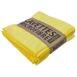 Lavette microfibre Tampel jaune 38x38cm photo du produit