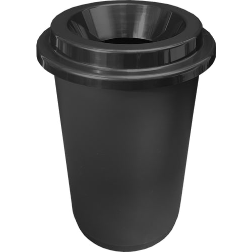 Poubelle Donuts 50L noir Tampel photo du produit front L