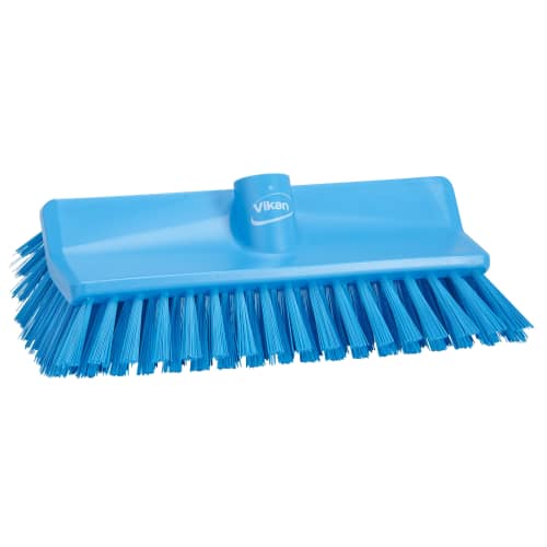 Balai lave-pont fibres médium alimentaire PLP 26,5cm bleu Vikan photo du produit front L