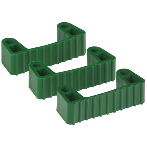 Clips pour support mural 1 ou 3 clips vert Vikan photo du produit front L
