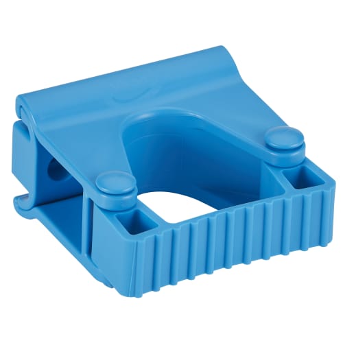 Support mural 1 clip alimentaire PLP 8,2cm bleu Vikan photo du produit front L