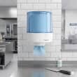 Bobine d'essuyage bleue 3 plis 681 formats 25 x 37 cm Lucart Professional photo du produit side S