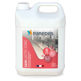 Détartrant désinfectant Ecocert Paredes SANI LACTIC CONC bidon de 5L