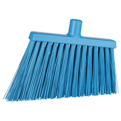 Balai biseauté fibres dures alimentaire PLP 29cm bleu Vikan photo du produit front L