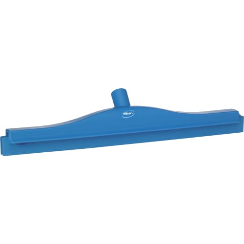 Raclette double lame alimentaire PLP caoutchouc 50cm bleu Vikan photo du produit front L