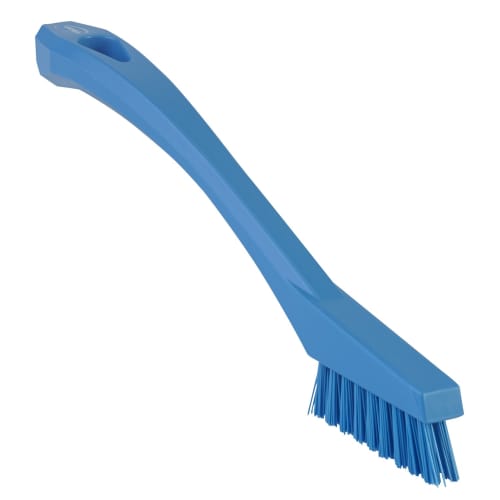 Mini brosse fibres dures alimentaire PLP 20,5cm bleu Vikan photo du produit front L