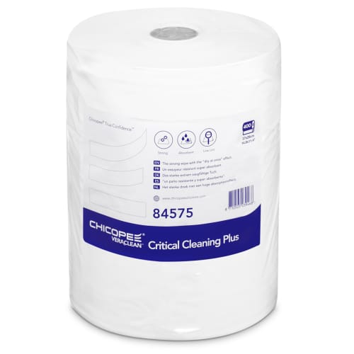 Essuyage non tissé Chicopée Veraclean Critical Plus blanc lisse 29 x 37 cm photo du produit front L