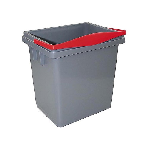 Seau PLP 4L gris anse rouge Filmop photo du produit