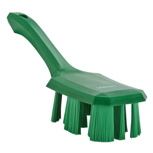 Brosse fibres dures alimentaire PLP UST 26cm vert Vikan photo du produit front L