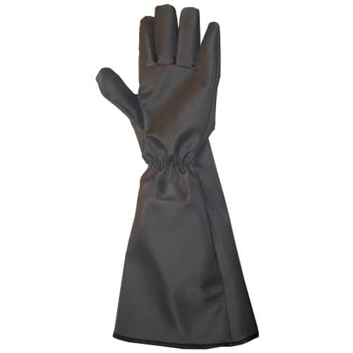 Gant protection chaleur Warm 350°C Rostaing para-aramide enduit silicone noir longueur 50cm taille 8 photo du produit front L