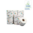 Papier toilette rouleau géant Jumbo blanc 2 plis 111m prédécoupé 10,1 x 25 cm certifié Ecolabel photo du produit
