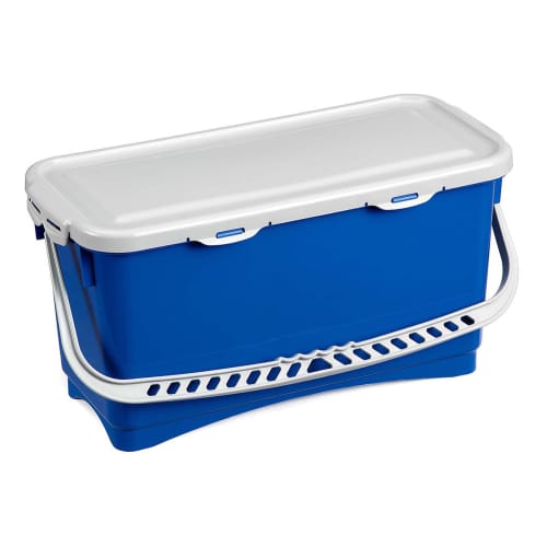 Seau PLP 20L avec couvercle bleu Filmop photo du produit front L