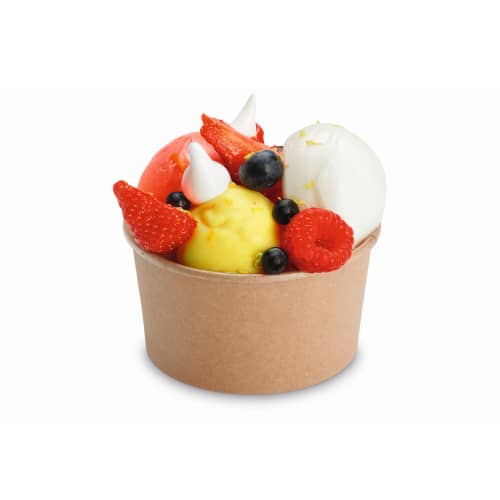 Pot à dessert carton kraft 12 cl Alphaform photo du produit front L