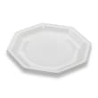 Assiette plastique octogonale Ø185mm blanc photo du produit