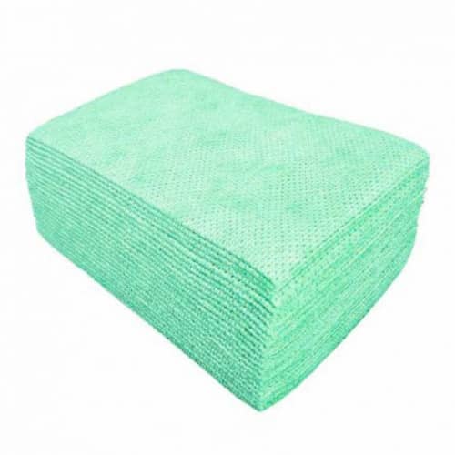 Lavette non tissée H'Easy verte 50g/m² 50 x 32 cm Hopen photo du produit front L