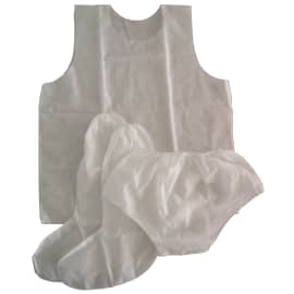 Set intime à usage unique Poligard Indutex PLP 30g/m² blanc taille XL