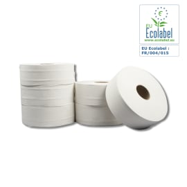 Distributeur papier toilette à rouleaux métal blanc AXOS