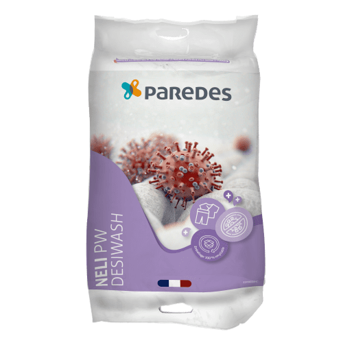 Lessive poudre désinfectante Paredes Neli PW Desiwash sac de 13,5kg photo du produit front L
