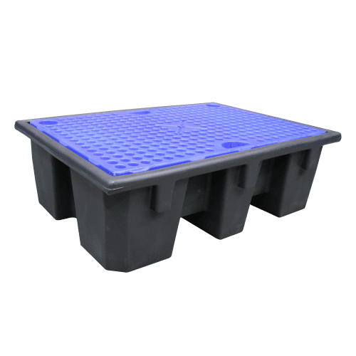 Palette de rétention EMP pour produits chimiques dangereux 240L photo du produit front L