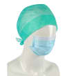 Coiffe à nouer PP 25g/m² vert TU Paredes Access photo du produit