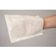 Gant de toilette non-tissé soft blanc 14 x 21 cm Kolmi photo du produit back S