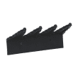 Support mural PLP 24cm noir Vikan photo du produit