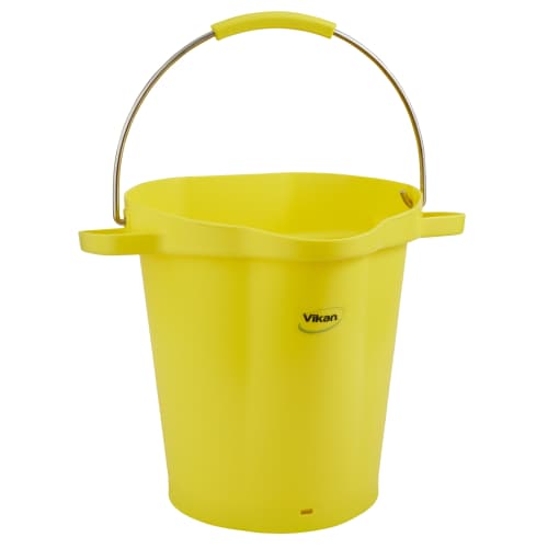 Seau gradué alimentaire PLP 20L jaune Vikan photo du produit front L
