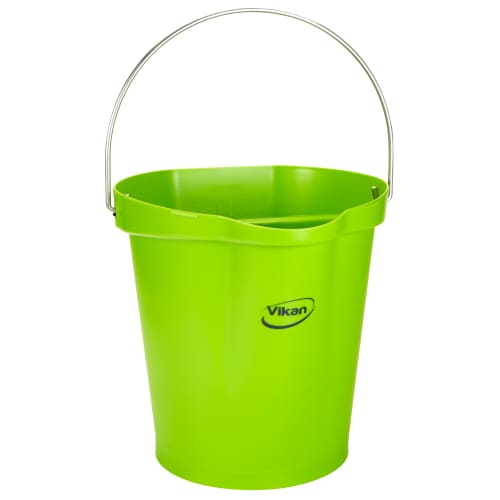 Seau gradué alimentaire PLP 12L anis Vikan photo du produit front L