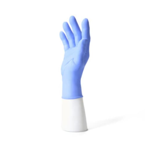 Gant à usage unique MEDLINE nitrile, bleu, TM photo du produit front L