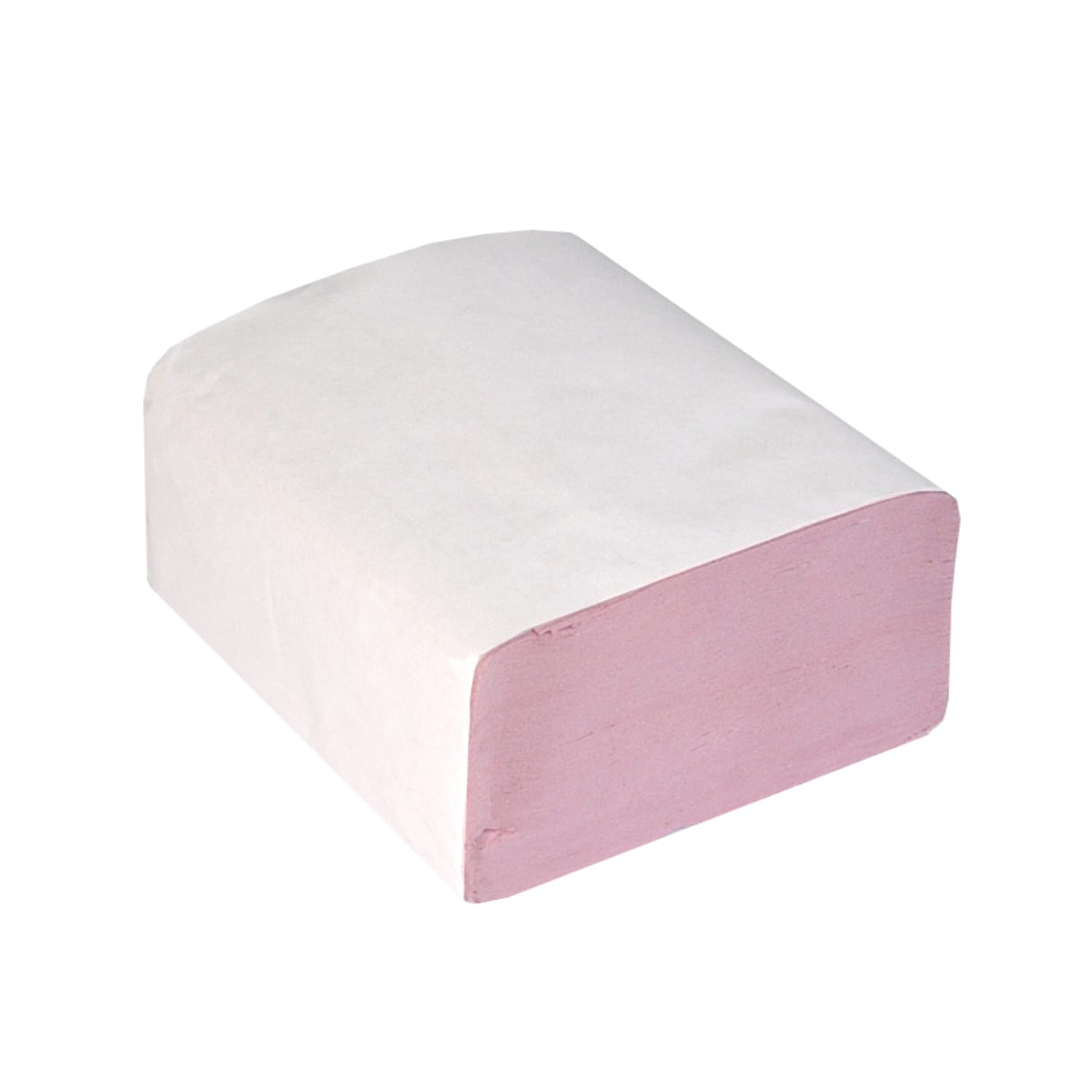 Papier toilette paquet rose crêpé 1 pli 180 feuilles 10,3 x 17 cm - PAREDES