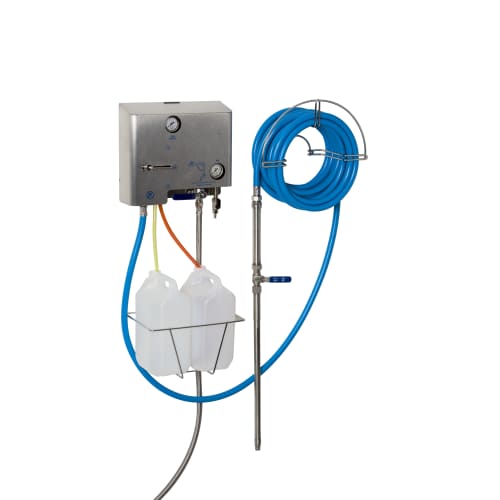 Centrale Mini Mousse option rinçage tuyau de 15m Brightwell photo du produit front L