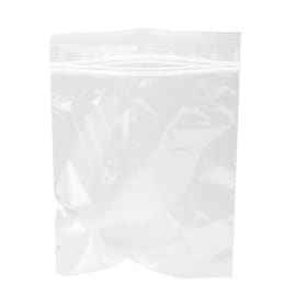 Sac plastique zip lock 160 x 220mm transparent 50µm