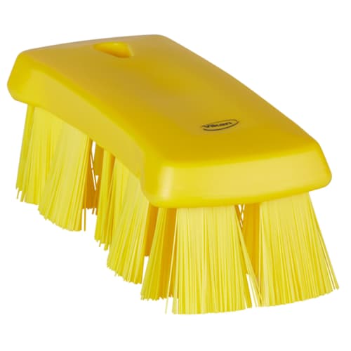 Brosse à main UST Jaune 17,6cm Vikan photo du produit front L